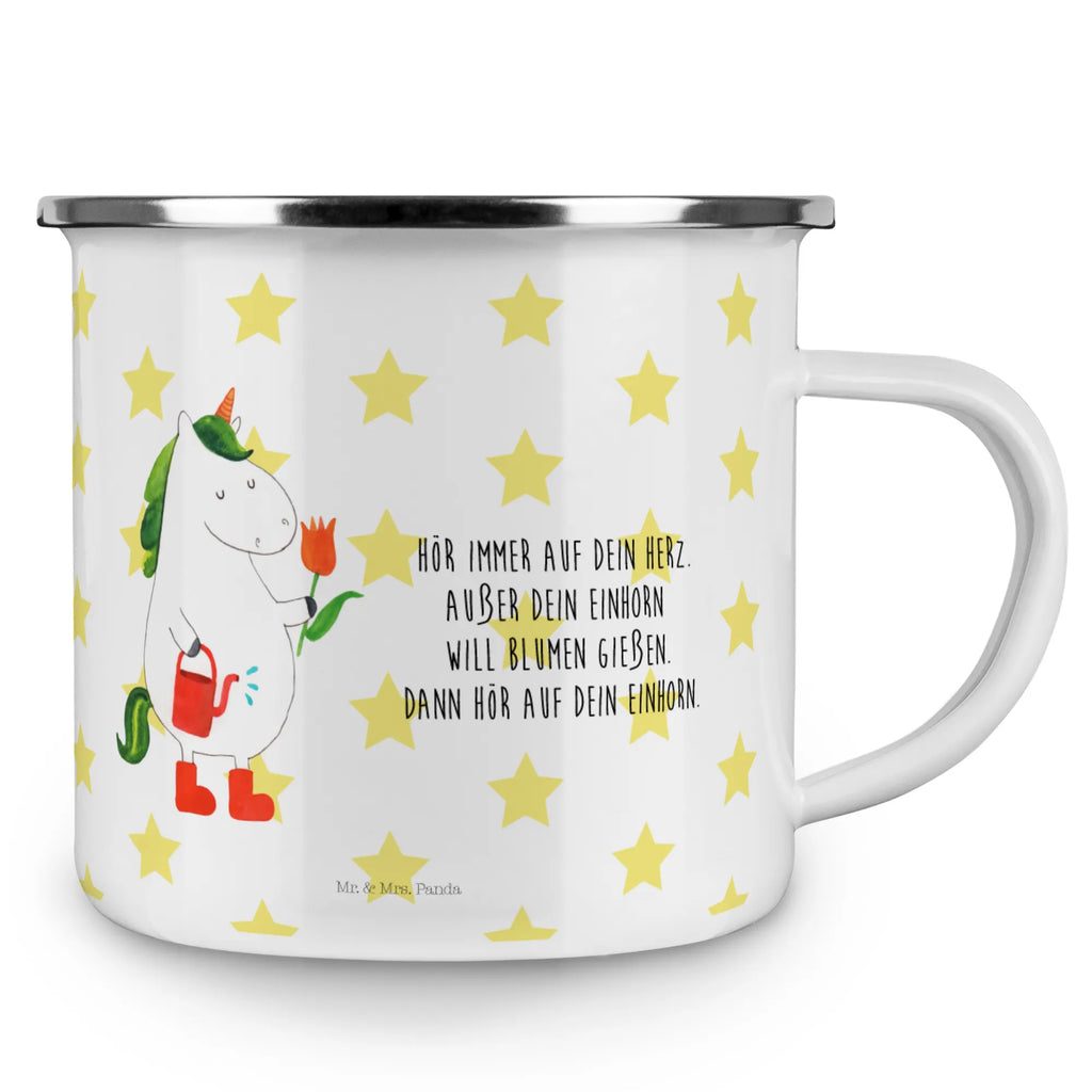 Enamel camping mug unicorn gardener campfire mug, lightweight camping mug, metal cup, hiking mug, enamel camping cup, camp coffee mug, enamel mug, adventure mug, tin coffee cup, steel mug for camping, bushcraft mug, travel mug, camper mug, camping metal cup, metal camping mug, enamel drinking mug, backpacking mug, stainless steel drinking cup, camping mug, outdoor cup, unicorn, unicorns, Watering-Can, Flower, gardener gift, Girlfriend gift, gardener present, Unicorn, garden