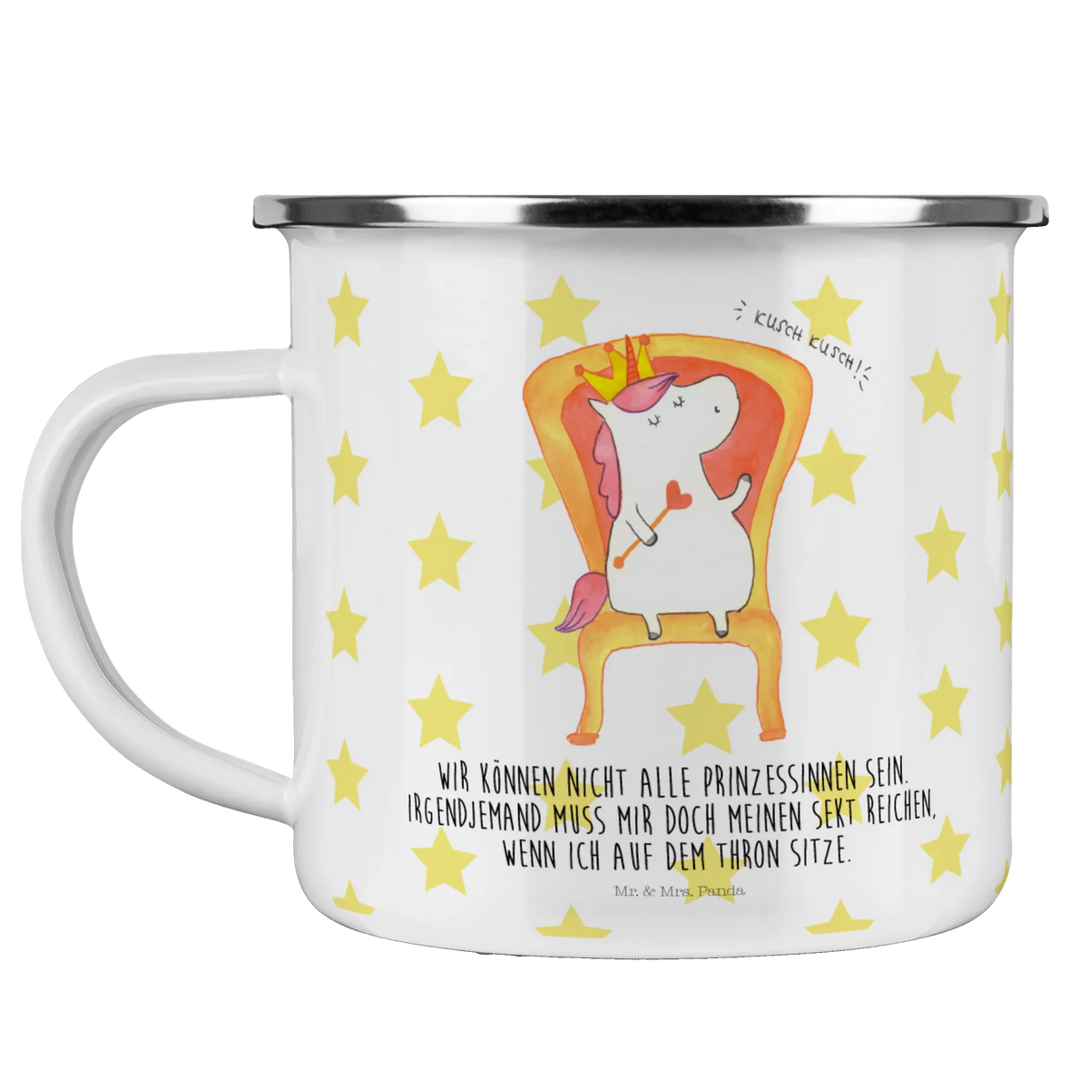 Enamel camping mug unicorn princess gift, bff gift, birthday gift, birthday, girlfriend present, present, unicornprincess