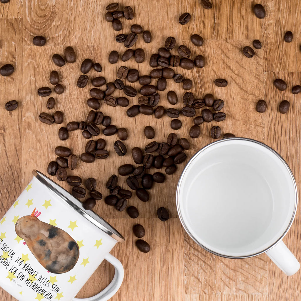 Kempingowy kubek emaliowany Jednorożec świnka morska Teebecher, Campingtasse, Kaffeebecher, becher emaille, Blechtasse, wandertasse, Emaille Tasse, Tasse, Becher, Emaille Becher, reisetasse, metallbecher, Teetasse, Tasse Emaille, emaillebecher, Reisebecher, Metalltasse, Trinkbecher, Campingbecher, wanderbecher, Emailletasse, Pott, blechbecher, Kaffeetasse, Unicorn, Einhorn, Einhörner, Einhorn Deko, Meerhörnchen, Meerschwein, Meericorn, Meerschweinchen