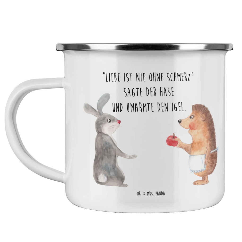 Enamel camping mug Hare Hedgehog Campingtasse, Campingbecher, Blechtasse, Teebecher, Tasse, Kaffeebecher, wanderbecher, emaillebecher, becher emaille, Kaffeetasse, Trinkbecher, Teetasse, Emailletasse, metallbecher, Becher, Tasse Emaille, Pott, blechbecher, Emaille Tasse, Emaille Becher, wandertasse, Reisebecher, reisetasse, Metalltasse, Lustige Sprüche, Tiere, Tiermotive, Gute Laune, Trösten, Igel und Hase, Igel, Spruch Romantisch, Herzschmerz, Trennungsschmerz, Hase, Liebe Spruch, Liebeskummer Geschenk