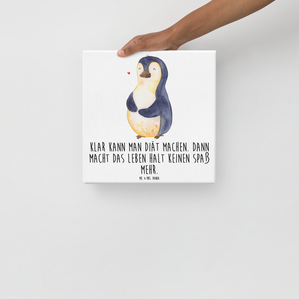 Leinwand Bild Pinguin Diät Leinwand, Bild, Kunstdruck, Wanddeko, Dekoration, Pinguin, Pinguine, Diät, Abnehmen, Abspecken, Gewicht, Motivation, Selbstliebe, Körperliebe, Selbstrespekt
