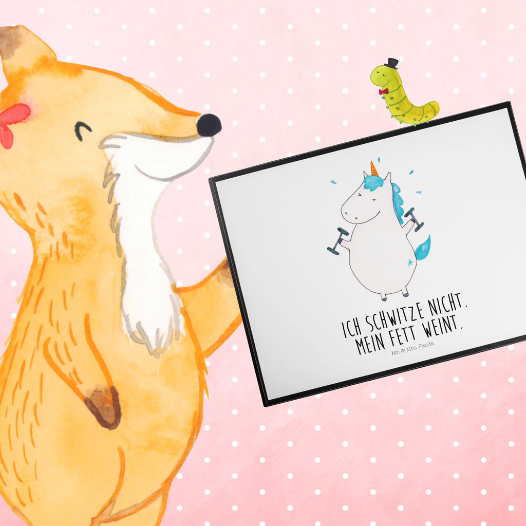 Schreibtischunterlage Einhorn Fitness Matte, Schreibtischauflage, Schreibwaren, Schreibtischunterlage Groß, Schreibtisch Matte, Bürobedarf, Schreibunterlage, Schreibtisch Unterlagen, Unterlage, Auflage, Büroartikel, Unicorn, Einhorn, Einhörner, Einhorn Deko, Sport, Geräte, Pumpen, Fitness, Fitnessstudio, Abnehmen, Gym, Sixpack, Diät