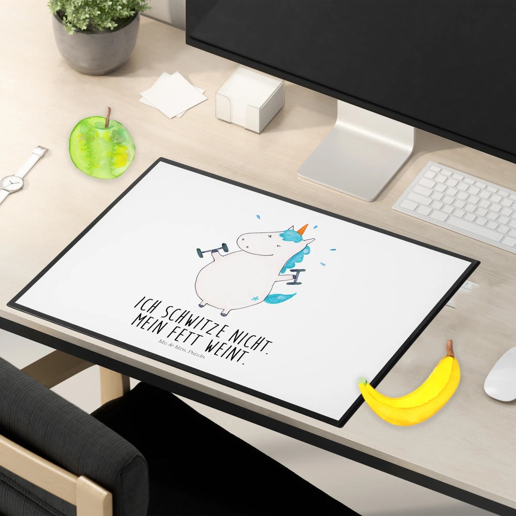 Schreibtischunterlage Einhorn Fitness Matte, Schreibtischauflage, Schreibwaren, Schreibtischunterlage Groß, Schreibtisch Matte, Bürobedarf, Schreibunterlage, Schreibtisch Unterlagen, Unterlage, Auflage, Büroartikel, Unicorn, Einhorn, Einhörner, Einhorn Deko, Sport, Geräte, Pumpen, Fitness, Fitnessstudio, Abnehmen, Gym, Sixpack, Diät