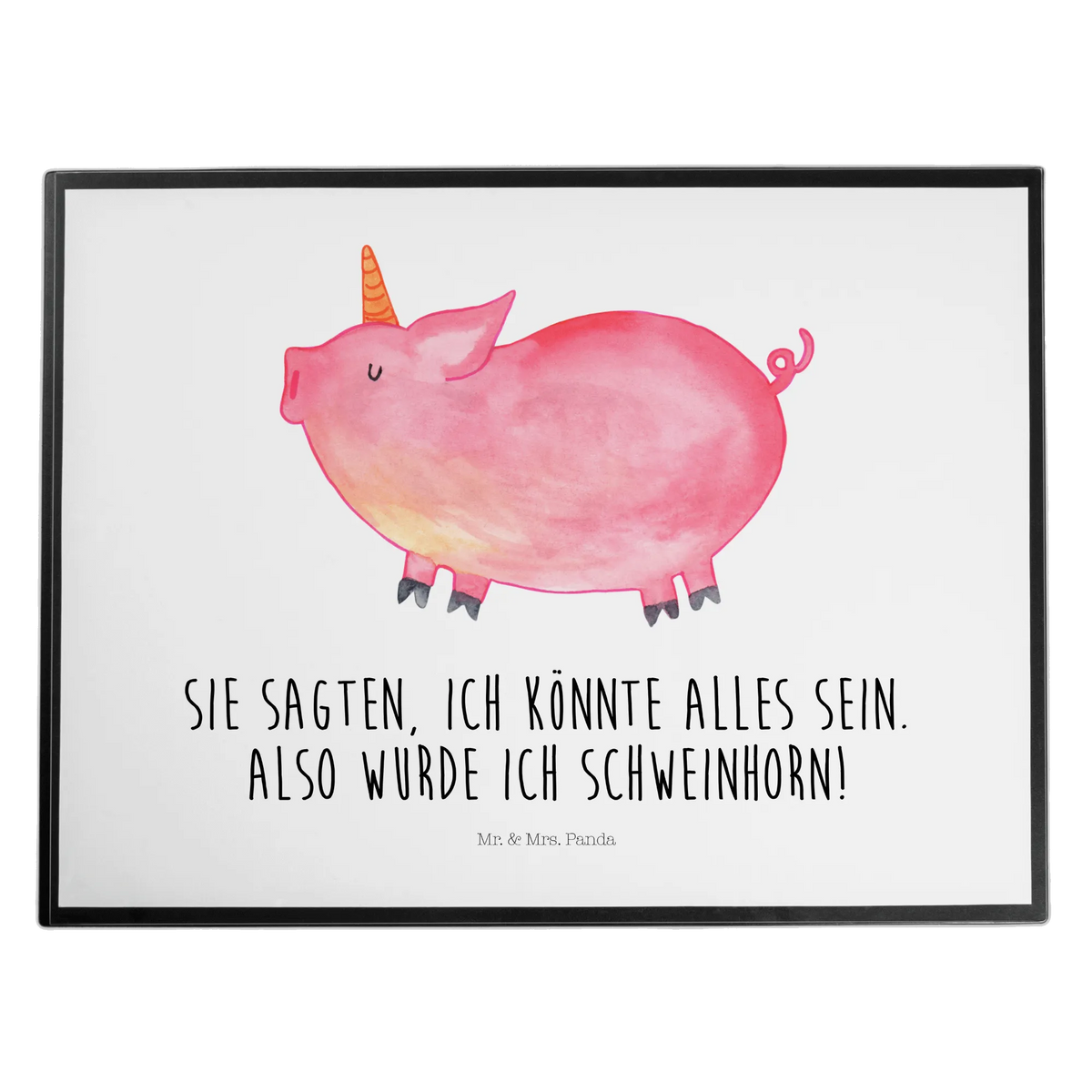 Desk pad unicorn Pig girlfriend gift, piggycorn, pigcorn, Funny saying