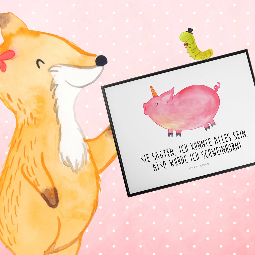 Desk pad unicorn Pig Schreibtischunterlage Groß, Bürobedarf, Büroartikel, Schreibunterlage, Schreibwaren, Schreibtischauflage, Schreibtisch Unterlagen, Einhorn, Einhörner, Einhorn Deko, Unicorn, english, geschenk, Spruch, witzig. lustig, Schwein, Bauer, Schweinhorn, Piggy, funny, Party, englisch, Spaß, Pig