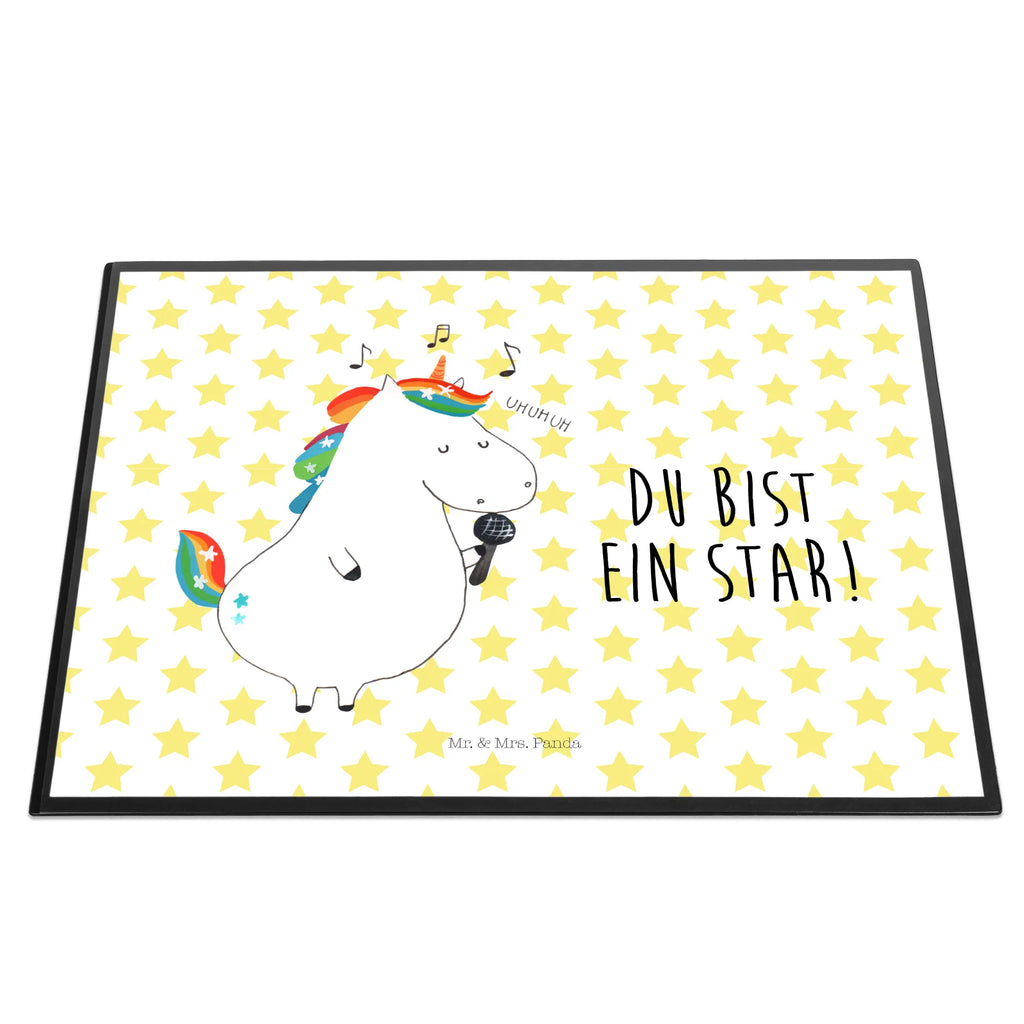 Podkładka na biurko jednorożec Śpiewak Jednorożec, jednorożce, dekoracje jednorożca, jednorożec