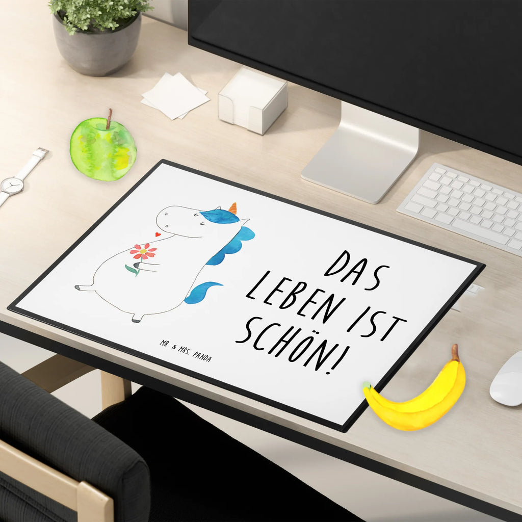 Podkładka na biurko Jednorożec spacer Jednorożec, jednorożce, dekoracje jednorożca, jednorożec