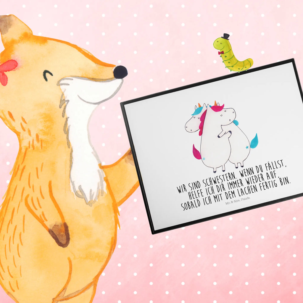 Schreibtischunterlage Einhörner Umarmen Schreibtisch Unterlagen, Schreibtischunterlage Groß, Schreibunterlage, Schreibwaren, Büroartikel, Schreibtischauflage, Bürobedarf, Einhorn, Einhörner, Einhorn Deko, Unicorn, BFF, Schwester, Liebe, Freundinnen, Sister, Geschwister, Familie, Schwestern, Freundin