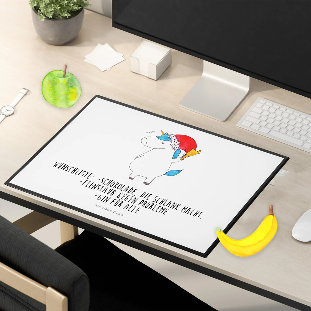 Schreibtischunterlage Einhorn Weihnachtsmann schreibtischunterlage, Schreibunterlage, schreibtischauflagen, pultunterlage, tischauflagen, tischpads, tischauflage, schreibauflage, Tischunterlage, schreibauflagen, tischmatten, arbeitsmatte, arbeitsunterlage, tischpad, Schreibtisch Matte, schreibmatte, Schreibtisch Unterlagen, schreibtischunterlagen, tischmatte, schreibtischmatte, Schreibtischauflage, Unicorn, Einhorn, Einhörner, Einhorn Deko, Weihnachten, Gin, Schoki, Nikolaus, Wunschzettel, Schokolade, Wunschliste, Weihnachtsmann, Feenstaub