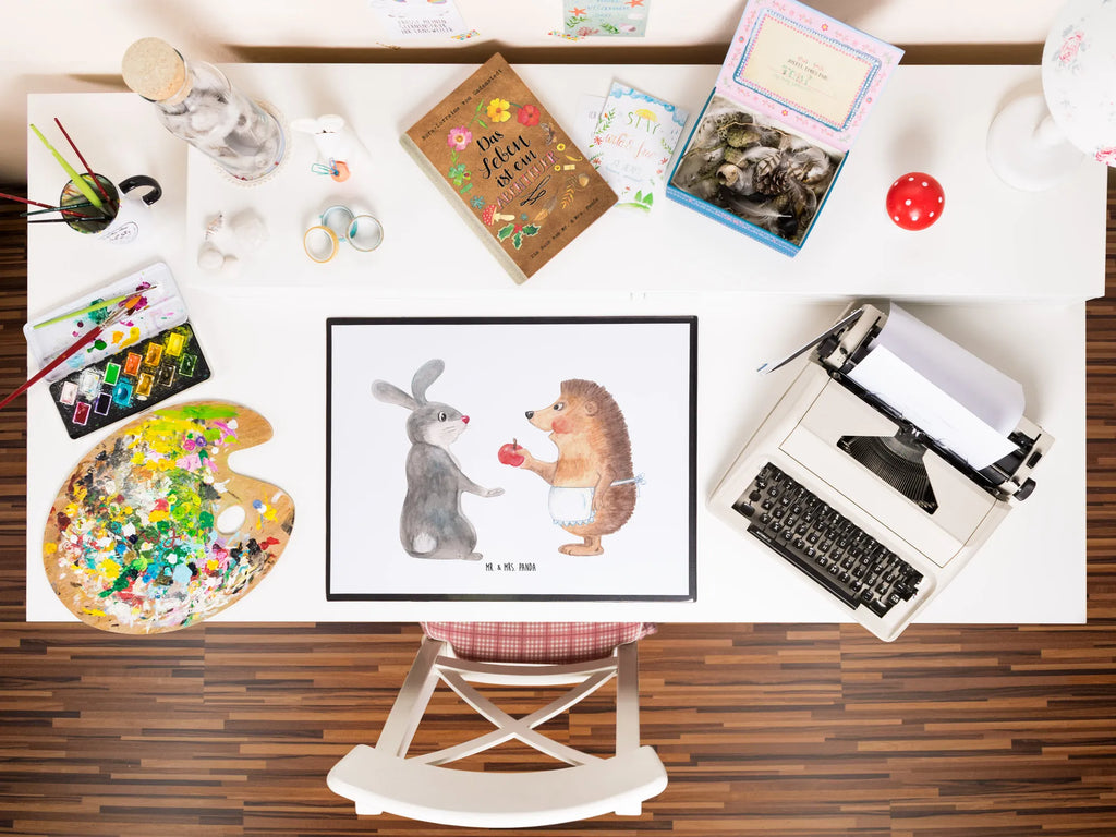 Desk pad Hare Hedgehog Schreibwaren, Bürobedarf, Schreibtisch Unterlagen, Schreibtischunterlage Groß, Schreibtischauflage, Büroartikel, Schreibunterlage, Tiermotive, Gute Laune, lustige Sprüche, Tiere, Liebe Spruch, Trösten, Herzschmerz, Trennungsschmerz, Igel, Spruch romantisch, Hase, Liebeskummer Geschenk, Igel und Hase