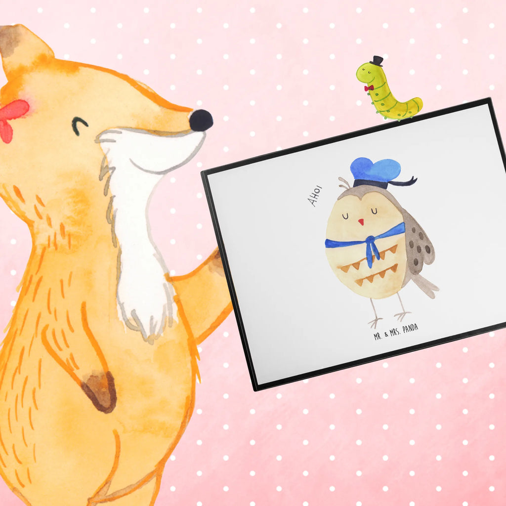 Schreibtischunterlage Eule Matrosen Bürobedarf, Schreibtischunterlage Groß, Schreibtischauflage, Schreibwaren, Büroartikel, Schreibunterlage, Schreibtisch Unterlagen, Eule, Wortspiel lustig, Eule Spruch, Hochzeitstag Geschenk, Matrose, Heimathafen, Owl, Ehe, Freundin, Eule Deko, Seefahrer