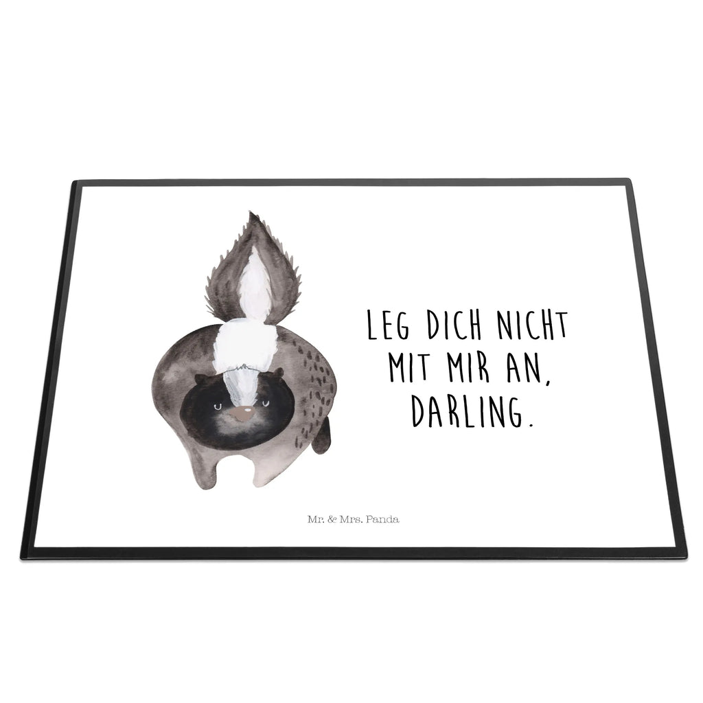 Podkładka na biurko skunks atak Bürobedarf, Schreibunterlage, Schreibtischauflage, Schreibtischunterlage Groß, Schreibtisch Unterlagen, Schreibwaren, Büroartikel, Stinktier, Skunk, Drohung, Wildtier, Stinker, wütend, Stinki, Raubtier