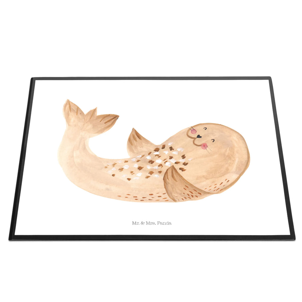 Schreibtischunterlage Robbe Liegen tischpads, schreibauflagen, schreibauflage, tischmatte, Tischunterlage, tischpad, schreibtischauflagen, schreibtischmatte, pultunterlage, tischmatten, Schreibtisch Unterlagen, Schreibtischauflage, Schreibunterlage, schreibtischunterlage, tischauflagen, schreibtischunterlagen, arbeitsmatte, schreibmatte, Schreibtisch Matte, arbeitsunterlage, tischauflage, Tiermotive, Gute Laune, Lustige Sprüche, Tiere, Robbe, Robben, Lachen, Ostsee, Seehund, Meerestier, Nordsee, Freude, Strand