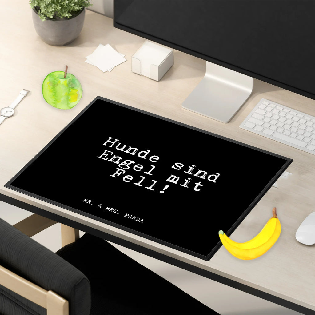 Podkładka na biurko Hunde sind Engel mit... Przysłowie, przysłowia, zabawne przysłowia, mądrości, cytaty, prezenty z przysłowiami
