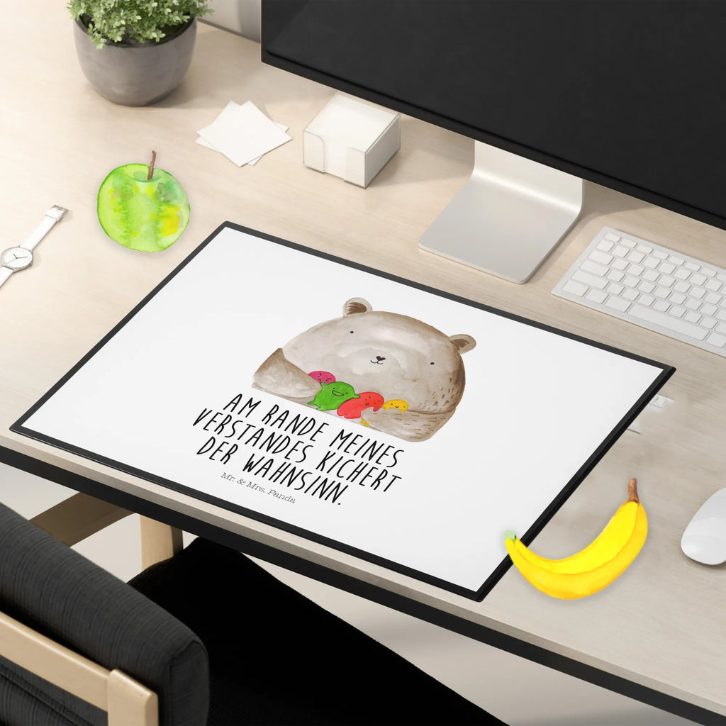 Schreibtischunterlage Bär Gefühl Schreibtischauflage, Schreibtischunterlage Groß, Schreibunterlage, Schreibwaren, Schreibtisch Unterlagen, Bürobedarf, Büroartikel, Bär, Teddy, Teddybär, Durchgedreht, Wahnsinn, Verrückt