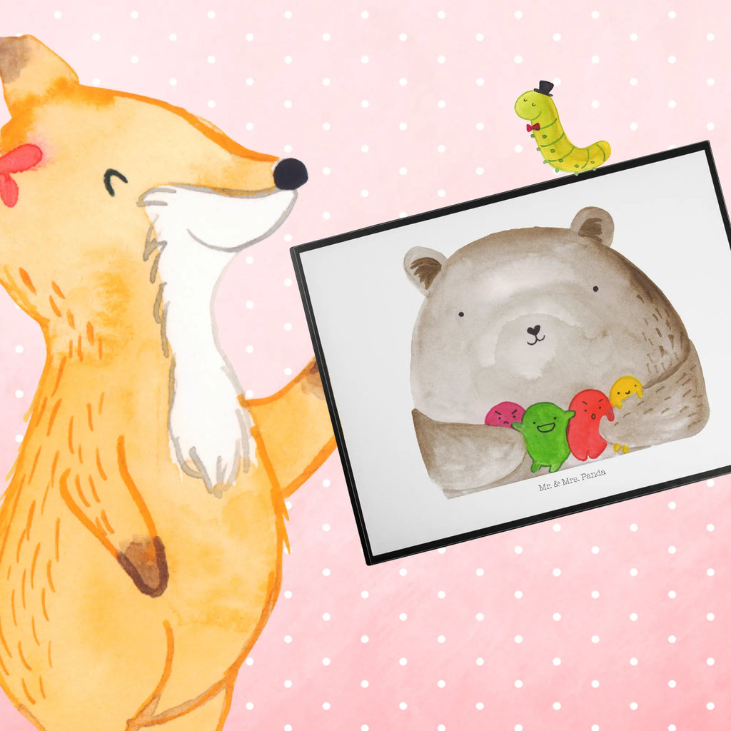 Schreibtischunterlage Bär Gefühl Schreibtischauflage, Schreibtischunterlage Groß, Schreibunterlage, Schreibwaren, Schreibtisch Unterlagen, Bürobedarf, Büroartikel, Bär, Teddy, Teddybär, Durchgedreht, Wahnsinn, Verrückt