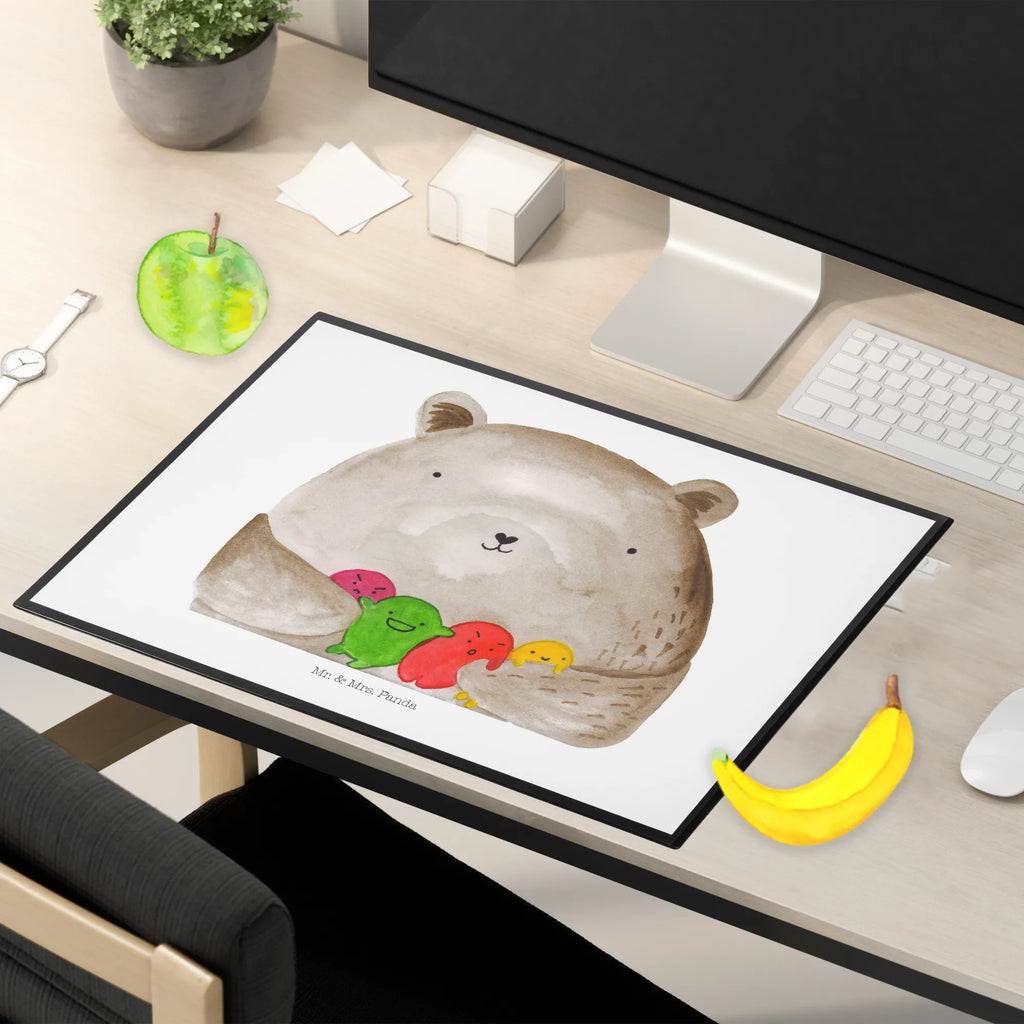 Schreibtischunterlage Bär Gefühl Schreibtischauflage, Schreibtischunterlage Groß, Schreibunterlage, Schreibwaren, Schreibtisch Unterlagen, Bürobedarf, Büroartikel, Bär, Teddy, Teddybär, Durchgedreht, Wahnsinn, Verrückt