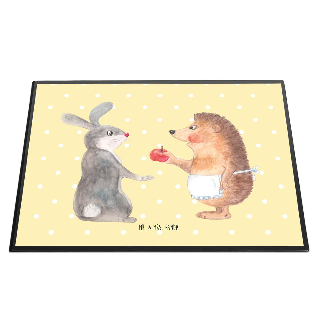 Desk pad Hare Hedgehog Schreibwaren, Bürobedarf, Schreibtisch Unterlagen, Schreibtischunterlage Groß, Schreibtischauflage, Büroartikel, Schreibunterlage, Tiermotive, Gute Laune, lustige Sprüche, Tiere, Liebe Spruch, Trösten, Herzschmerz, Trennungsschmerz, Igel, Spruch romantisch, Hase, Liebeskummer Geschenk, Igel und Hase