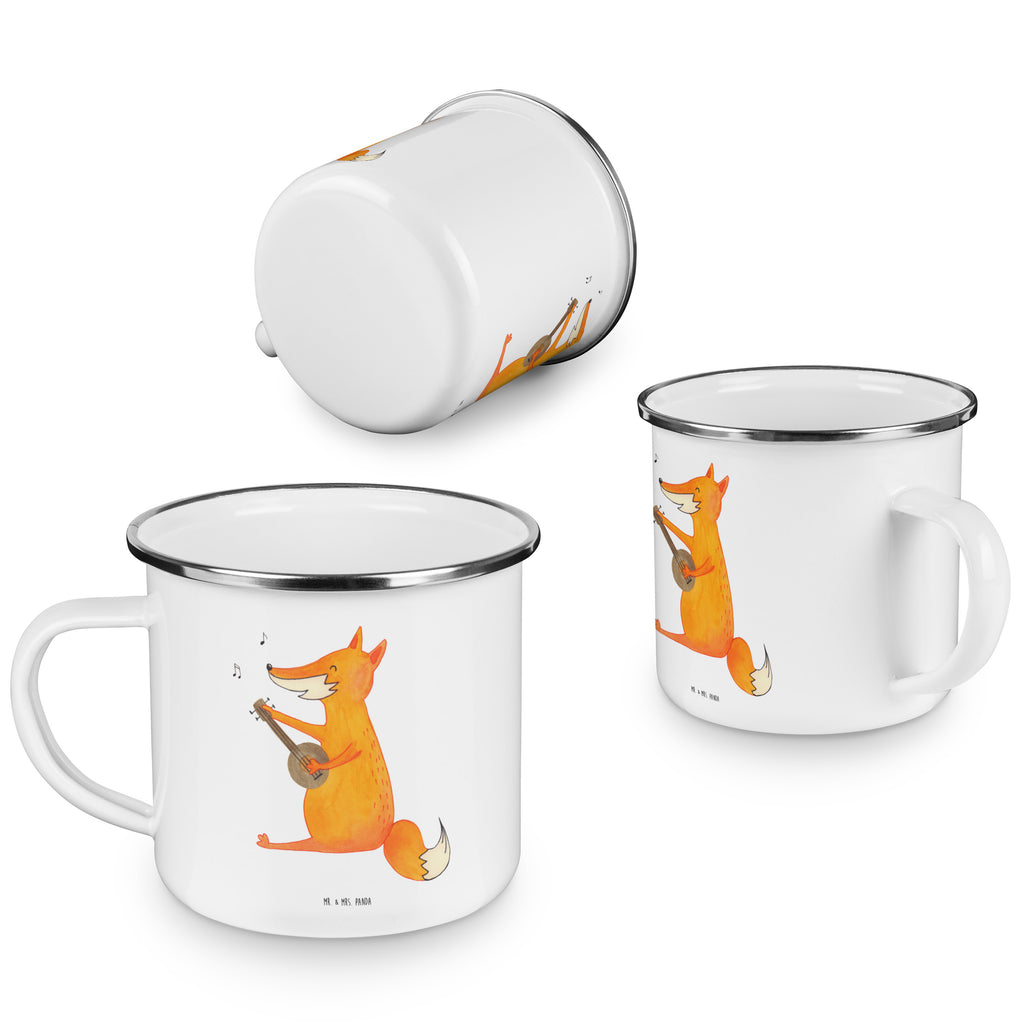 Enamel camping mug Fox guitar tin coffee cup, bushcraft mug, camping mug, lightweight camping mug, adventure mug, enamel camping cup, metal camping mug, enamel mug, camping metal cup, camper mug, backpacking mug, travel mug, campfire mug, enamel drinking mug, metal cup, outdoor cup, stainless steel drinking cup, steel mug for camping, camp coffee mug, hiking mug, fox, foxes, forest wildlife, clever as a fox, animal lover, guitar, music saying, Fox, gift musician, musician, singer