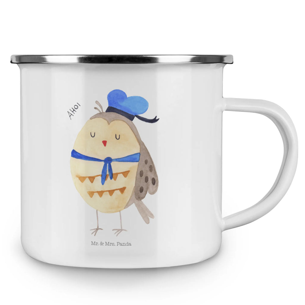 Enamel camping mug Owl sailor hiking mug, outdoor cup, enamel drinking mug, camping metal cup, stainless steel drinking cup, camping mug, steel mug for camping, camper mug, campfire mug, metal camping mug, metal cup, travel mug, adventure mug, camp coffee mug, enamel mug, tin coffee cup, backpacking mug, bushcraft mug, enamel camping cup, lightweight camping mug, owl, forest animal, bird, nocturnal, gift ideas, birthday present, illustrated, funny, romantic gift, owl decor, Girlfriend, Sailor, Mariner, Owl decoration, Owl saying, Pun funny, Wedding anniversary gift, Marriage, Owl, Home port