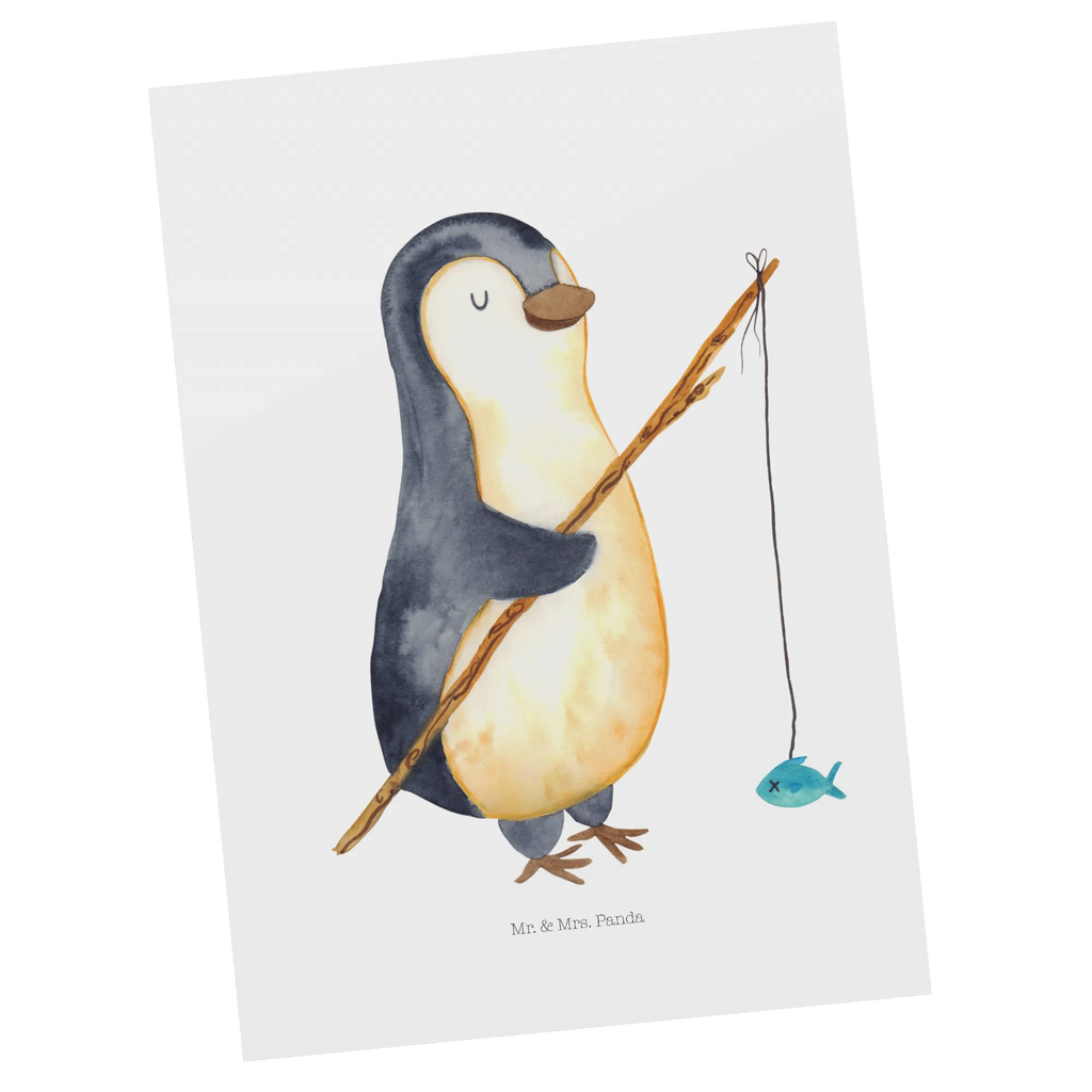 Postkarte Pinguin Angler Grußkarte, kunstkarte, einzelkarte, Fotokarte, Postkarten, bildkarte, Postkarte, Ansichtskarten, Motivkarte, spruchkarte, Designkarte, Ansichtskarte, Kunstkarten, Pinguin, Pinguine, Motivation, Angeln, Angler, Geschenk, Wochenende, Neustart, Tagesplan, Urlaub, Geschenkidee, Planer, Hobby, Freundinnen, Tagträume, Plan