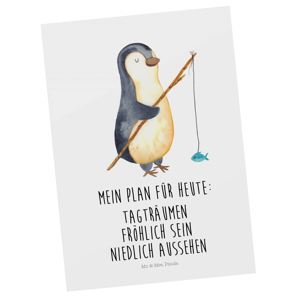 Postkarte Pinguin Angler Grußkarte, kunstkarte, einzelkarte, Fotokarte, Postkarten, bildkarte, Postkarte, Ansichtskarten, Motivkarte, spruchkarte, Designkarte, Ansichtskarte, Kunstkarten, Pinguin, Pinguine, Motivation, Angeln, Angler, Geschenk, Wochenende, Neustart, Tagesplan, Urlaub, Geschenkidee, Planer, Hobby, Freundinnen, Tagträume, Plan