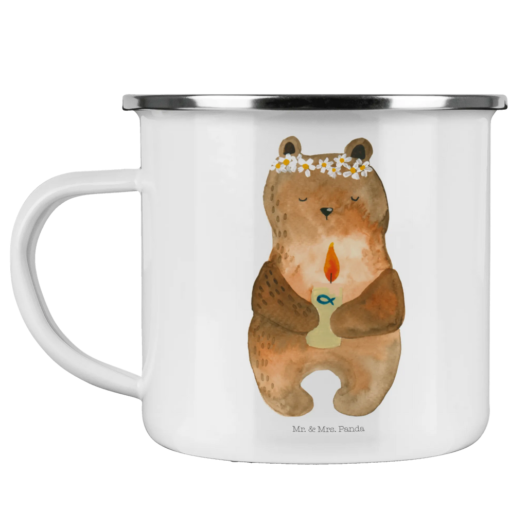 Enamel camping mug bear communion Teebecher, Emailletasse, Tasse, emaillebecher, Trinkbecher, Metalltasse, becher emaille, Pott, metallbecher, Becher, Kaffeetasse, blechbecher, Tasse Emaille, Emaille Tasse, Campingtasse, Teetasse, Kaffeebecher, Emaille Becher, Reisebecher, wandertasse, wanderbecher, Campingbecher, reisetasse, Blechtasse, Teddy, Bär, Teddybär, Katholisch, Gottes Segen, Kommunion, Taufkerze