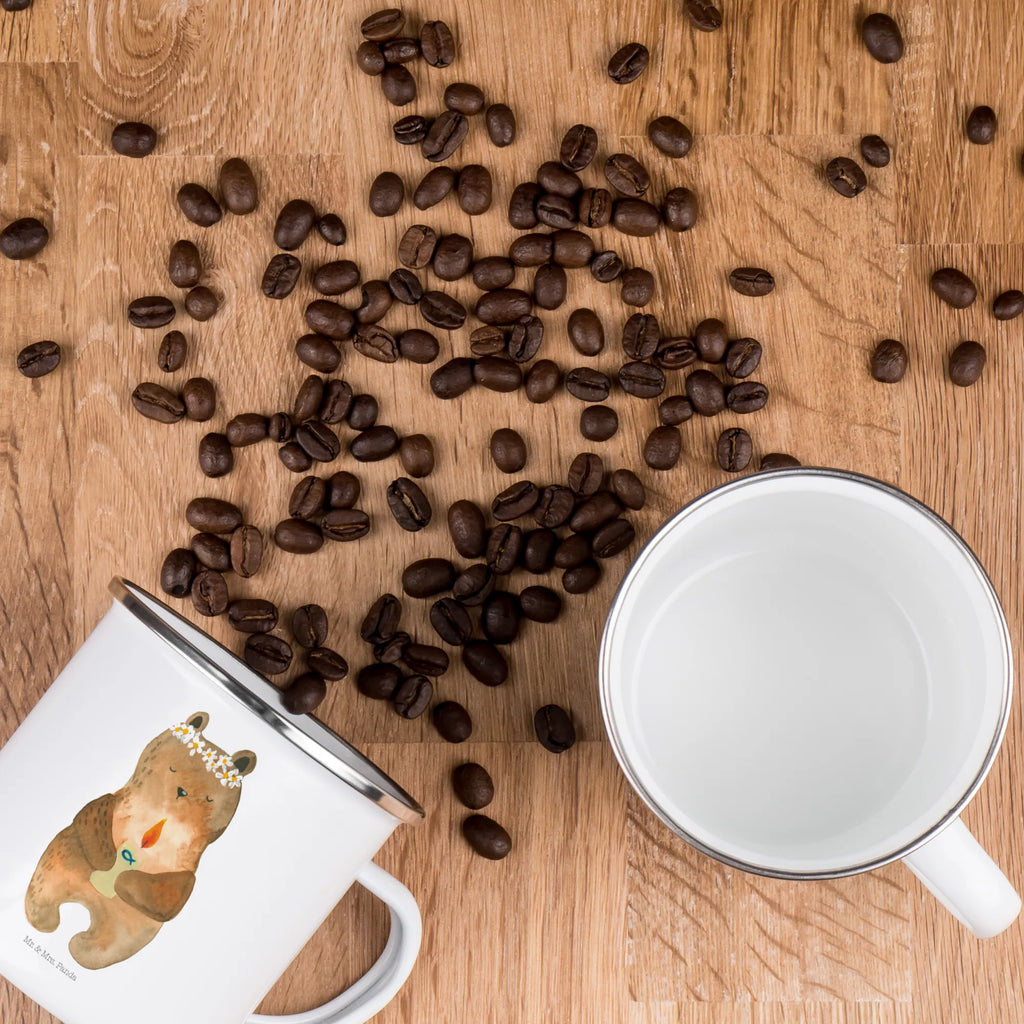 Enamel camping mug bear communion Teebecher, Emailletasse, Tasse, emaillebecher, Trinkbecher, Metalltasse, becher emaille, Pott, metallbecher, Becher, Kaffeetasse, blechbecher, Tasse Emaille, Emaille Tasse, Campingtasse, Teetasse, Kaffeebecher, Emaille Becher, Reisebecher, wandertasse, wanderbecher, Campingbecher, reisetasse, Blechtasse, Teddy, Bär, Teddybär, Katholisch, Gottes Segen, Kommunion, Taufkerze