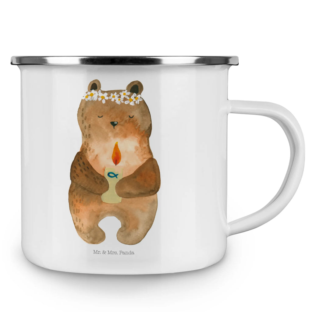 Enamel camping mug bear communion Teebecher, Emailletasse, Tasse, emaillebecher, Trinkbecher, Metalltasse, becher emaille, Pott, metallbecher, Becher, Kaffeetasse, blechbecher, Tasse Emaille, Emaille Tasse, Campingtasse, Teetasse, Kaffeebecher, Emaille Becher, Reisebecher, wandertasse, wanderbecher, Campingbecher, reisetasse, Blechtasse, Teddy, Bär, Teddybär, Katholisch, Gottes Segen, Kommunion, Taufkerze