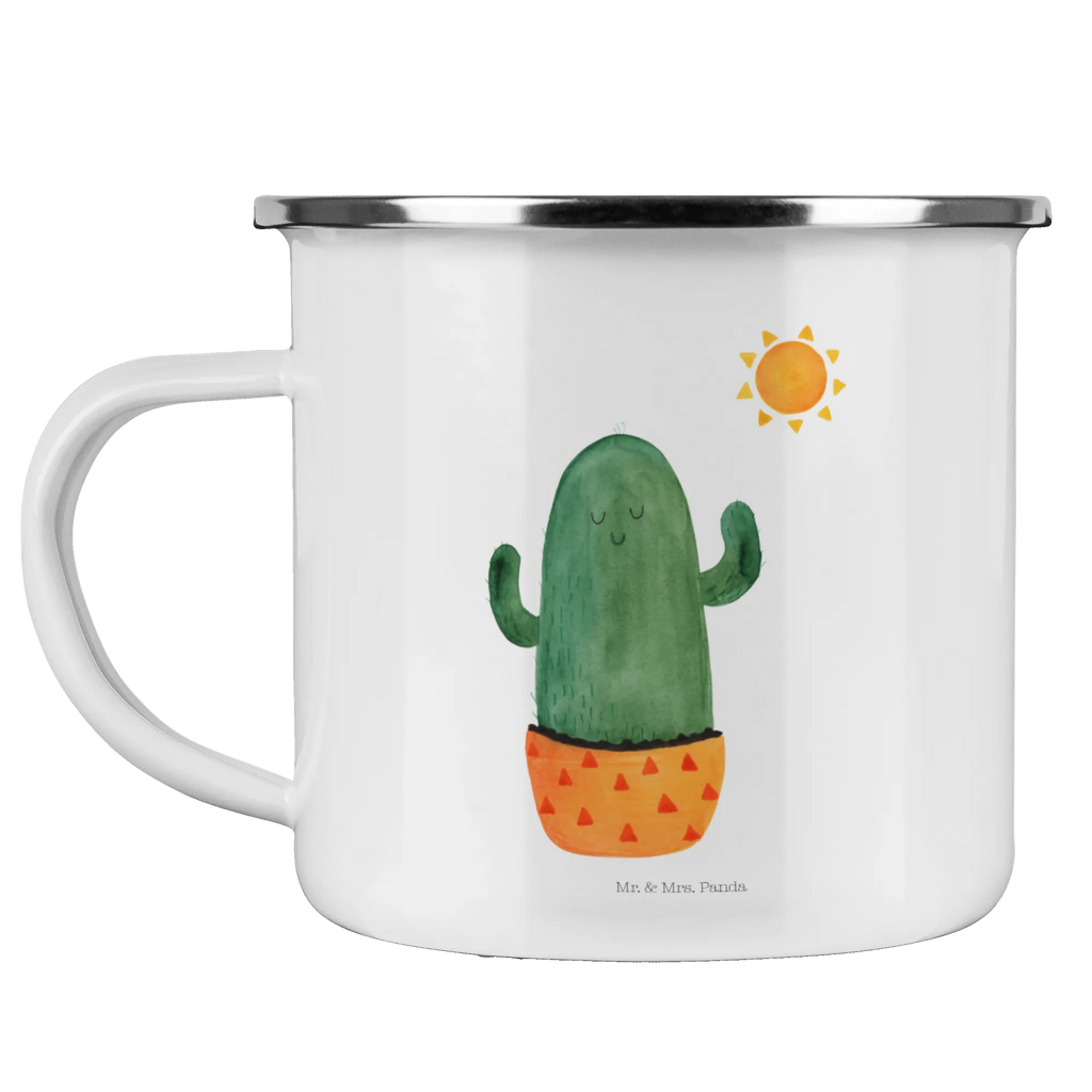 Kempingowy kubek emaliowany Kaktus Słońce Kaktus, Kaktusy