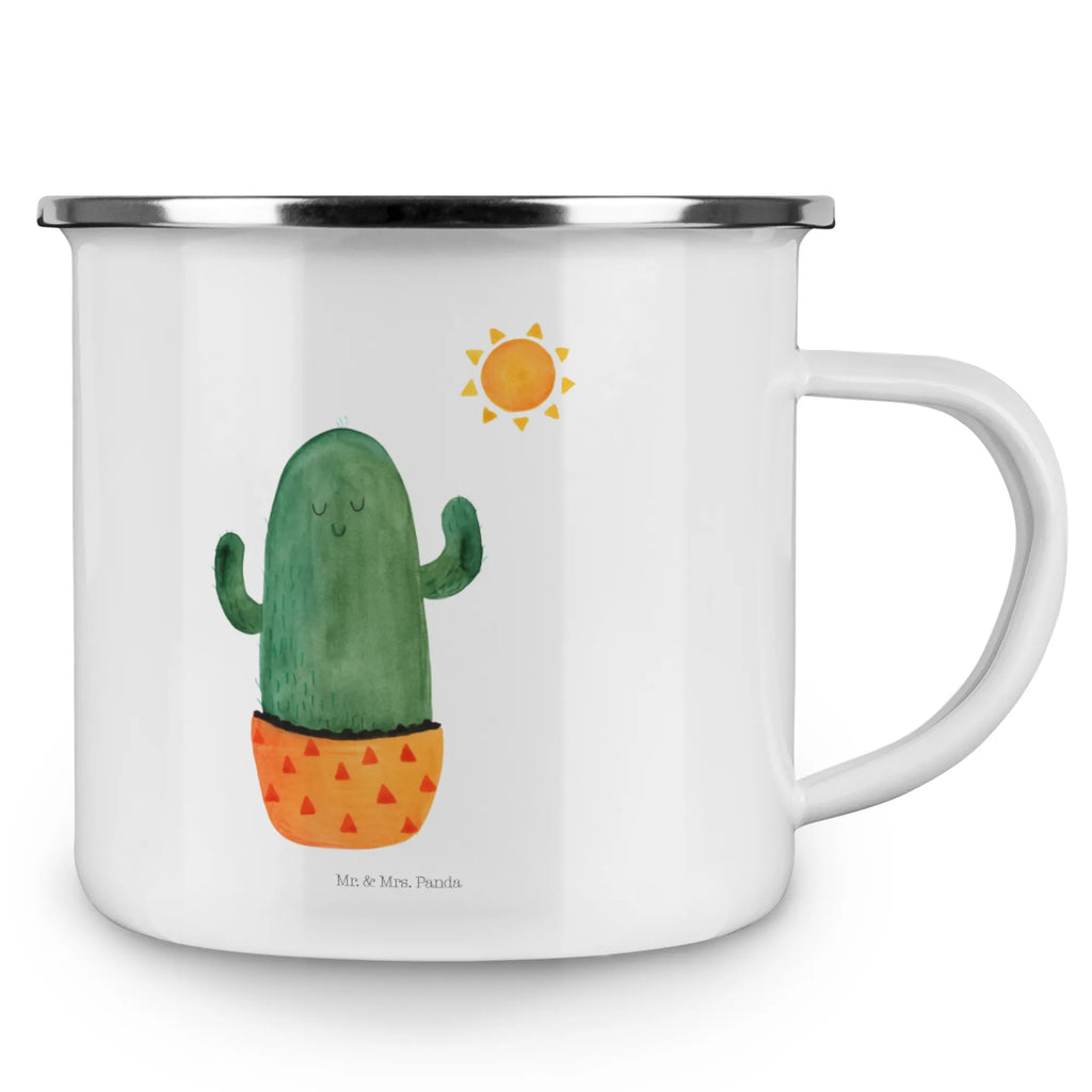 Kempingowy kubek emaliowany Kaktus Słońce Kaktus, Kaktusy