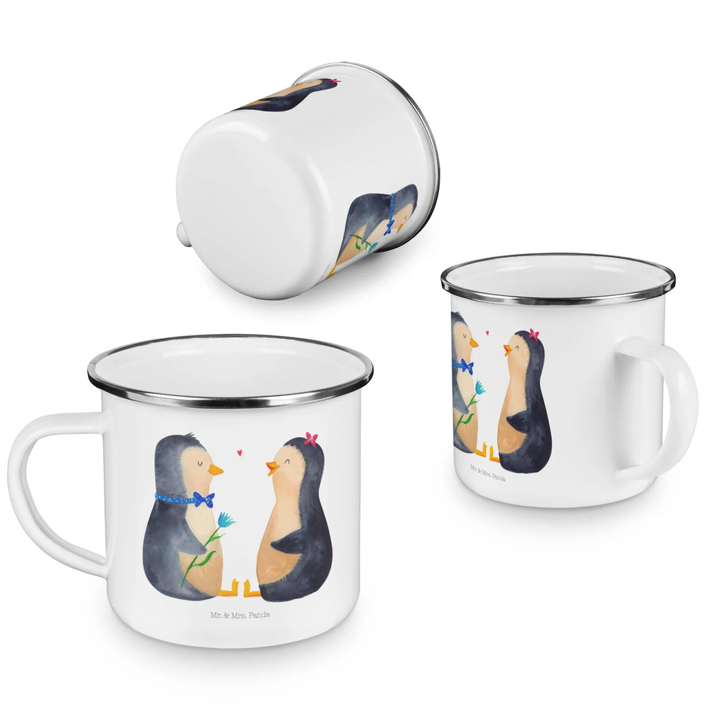 Enamel camping mug Penguin pair Emailletasse, becher emaille, blechbecher, Metalltasse, Campingbecher, Teetasse, Emaille Becher, Campingtasse, Pott, Teebecher, metallbecher, wanderbecher, Kaffeetasse, reisetasse, wandertasse, emaillebecher, Tasse Emaille, Kaffeebecher, Blechtasse, Trinkbecher, Reisebecher, Emaille Tasse, Tasse, Becher, Pinguin, Große Liebe, Hochzeitsgeschenk, Hochzeit, Jahrestag, Liebesgeschenk, Liebesbeweis, Liebespaar, Pinguine, Traumpaar, Liebe, Hochzeitstag, Verlobung