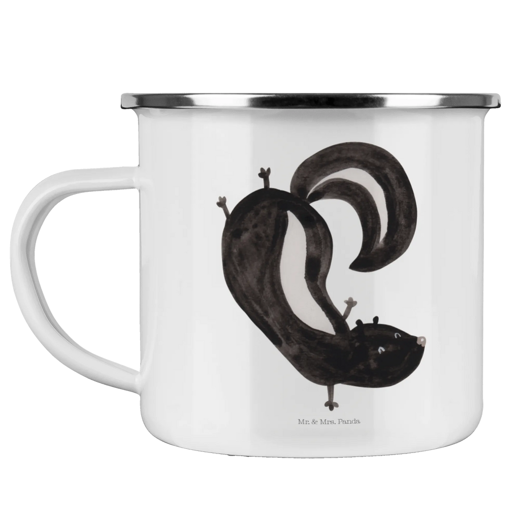 Enamel camping mug skunk handstand adventure mug, travel mug, metal camping mug, camp coffee mug, metal cup, backpacking mug, tin coffee cup, enamel camping cup, camping metal cup, enamel mug, lightweight camping mug, campfire mug, bushcraft mug, stainless steel drinking cup, camper mug, steel mug for camping, enamel drinking mug, camping mug, hiking mug, outdoor cup, Skunk, playground, predator, playful, child, skunk, wild animal, stink