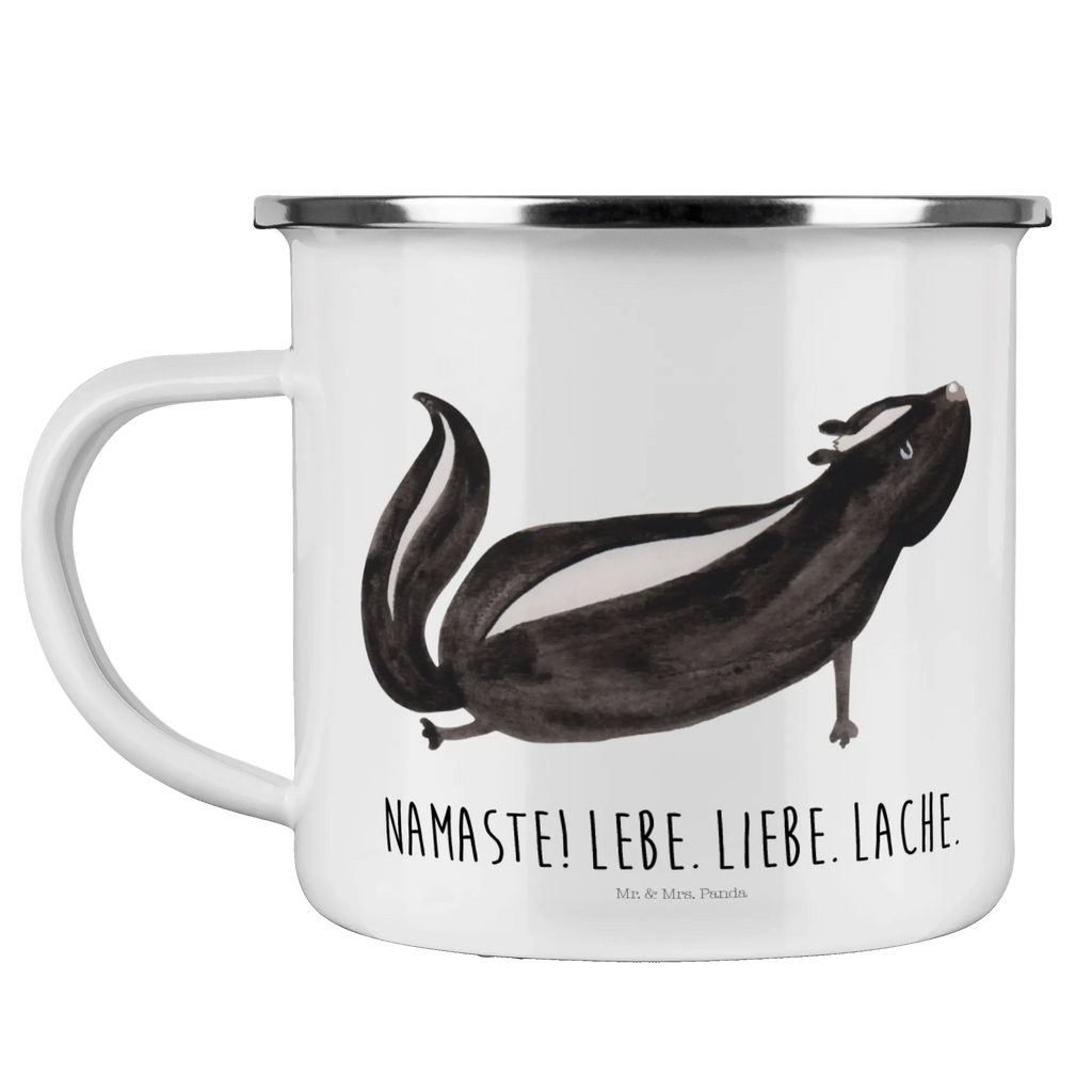 Enamel camping mug skunk yoga Emailletasse, Emaille Becher, wanderbecher, Campingtasse, blechbecher, becher emaille, Kaffeebecher, Emaille Tasse, Teetasse, Tasse Emaille, Becher, Kaffeetasse, Campingbecher, Pott, metallbecher, Blechtasse, Metalltasse, wandertasse, reisetasse, Tasse, Trinkbecher, emaillebecher, Teebecher, Reisebecher, Stinktier, Skunk, Lebe, Liebe, Stinker, Yoga, Wildtier, Stinki, Namaste, Raubtier, Lache