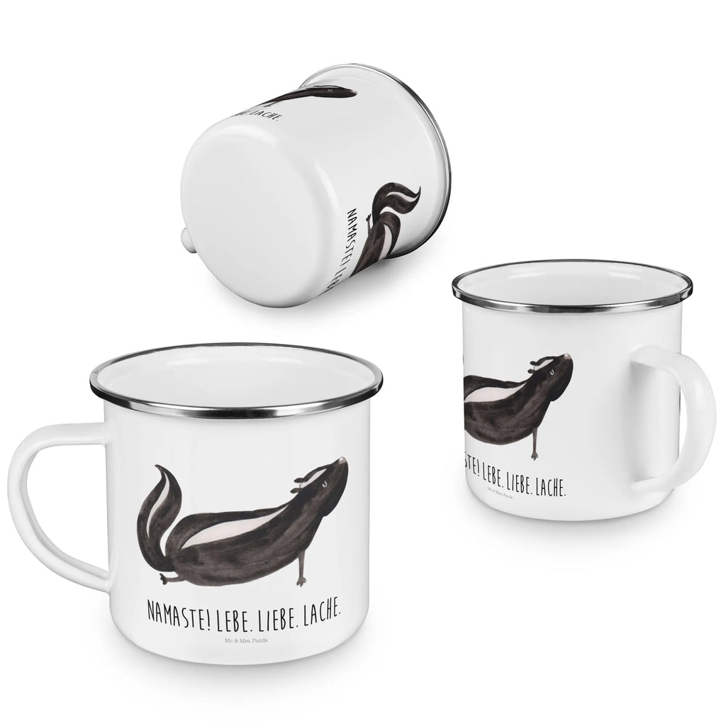 Enamel camping mug skunk yoga Emailletasse, Emaille Becher, wanderbecher, Campingtasse, blechbecher, becher emaille, Kaffeebecher, Emaille Tasse, Teetasse, Tasse Emaille, Becher, Kaffeetasse, Campingbecher, Pott, metallbecher, Blechtasse, Metalltasse, wandertasse, reisetasse, Tasse, Trinkbecher, emaillebecher, Teebecher, Reisebecher, Stinktier, Skunk, Lebe, Liebe, Stinker, Yoga, Wildtier, Stinki, Namaste, Raubtier, Lache