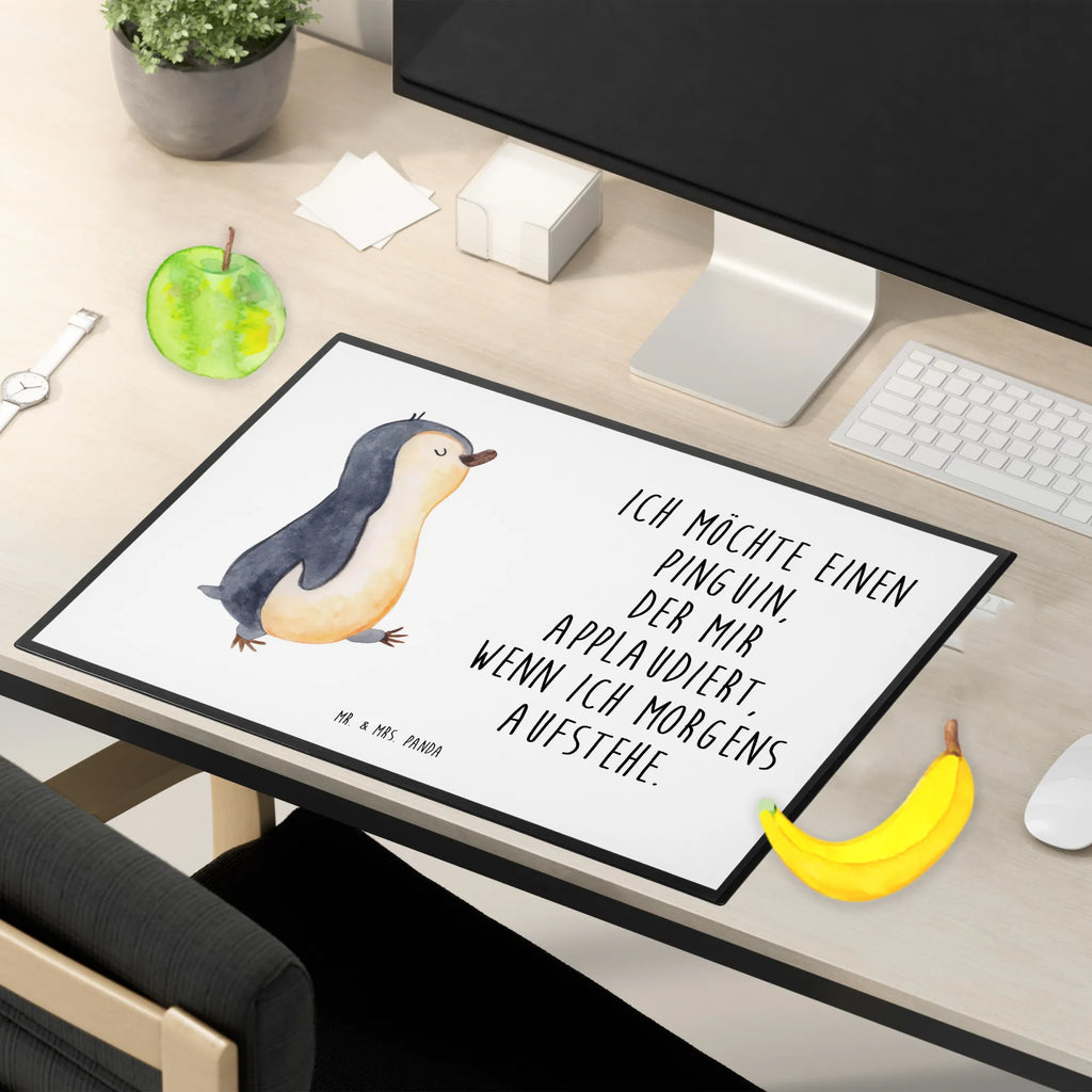 Desk pad Penguin march Schreibtisch Unterlagen, Schreibtischunterlage Groß, Schreibwaren, Bürobedarf, Schreibunterlage, Schreibtischauflage, Büroartikel, Pinguin, Schwester, Familie, Bruder, Frühaufsteher, Pinguine, Langschläfer