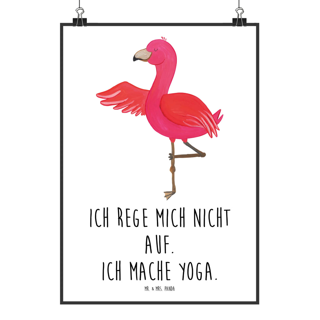 Poster flamingo yoga wanddeko, Bild für Wand, drucke, grafikposter, Wanddekoration, Wandposter, Designposter, Wandschmuck, Mr. & Mrs. Panda Poster, Posterdruck, kunstposter, Wanddeko Bild, kunst für die wand, Deko Bild, Wandbild, wandkunst, wanddruck, Bild, kunstdruck poster, Plakat, Poster, Kunstdruck, Flamingo, Yoga, Ärger, Namaste, Achtsamkeit, Tiefenentspannung, Aufregen, Entspannung, Yoga-Übung, Vogel