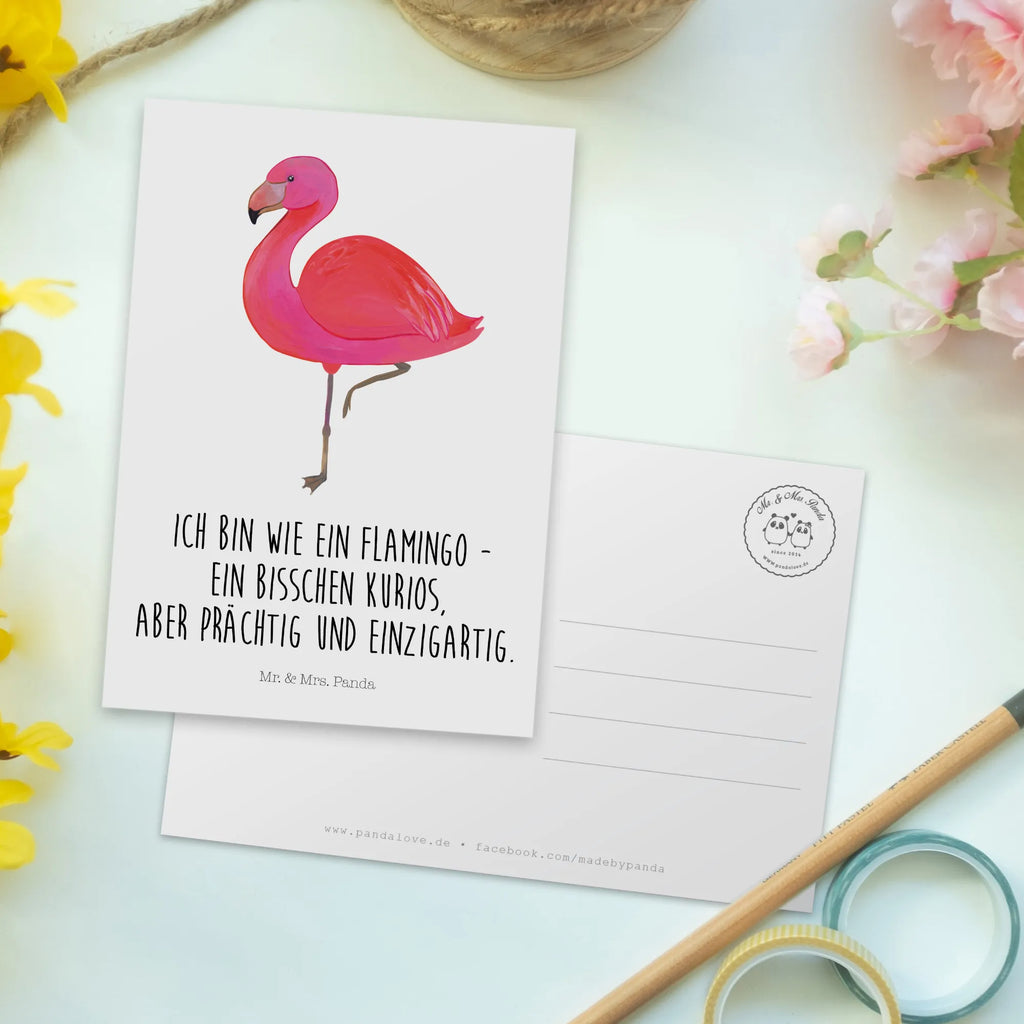 Postcard flamingo Classic gift card, paper, gift, letter, invitation card, card, postcards, Postcard, invitation, Flamingo, pink, pink bird, bird of paradise, red, flamingo decoration, gift pink, gifts, gift idea, children, adults, girls, flamingo fans, summer, vacation, sea, unusual gifts in pink, pink gifts, girls gifts, small gifts, Caribbean feeling, funny sayings, Son, for me, Saying, Me, Outsider, Girlfriend, Pride, Self-love, Girlfriends, Daughter, Unique, Siblings