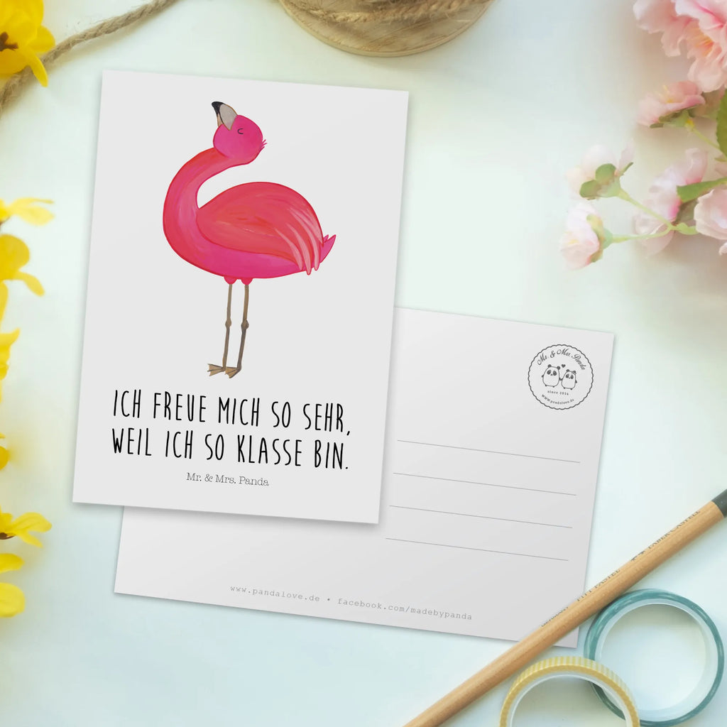 Pocztówka Flamingo Duma Geschenkkarte, Einladung, Ansichtskarte, Karte, Einladungskarte, Grußkarte, Ansichtskarten, Dankeskarte, Geburtstagskarte, Postkarte, Einladungskarten Geburtstag, Einladung Geburtstag, Flamingo, Freude, Selbstliebe, beste Freundin, Tochter, stolz, Freundin, Selbstakzeptanz, Mama, Schwester