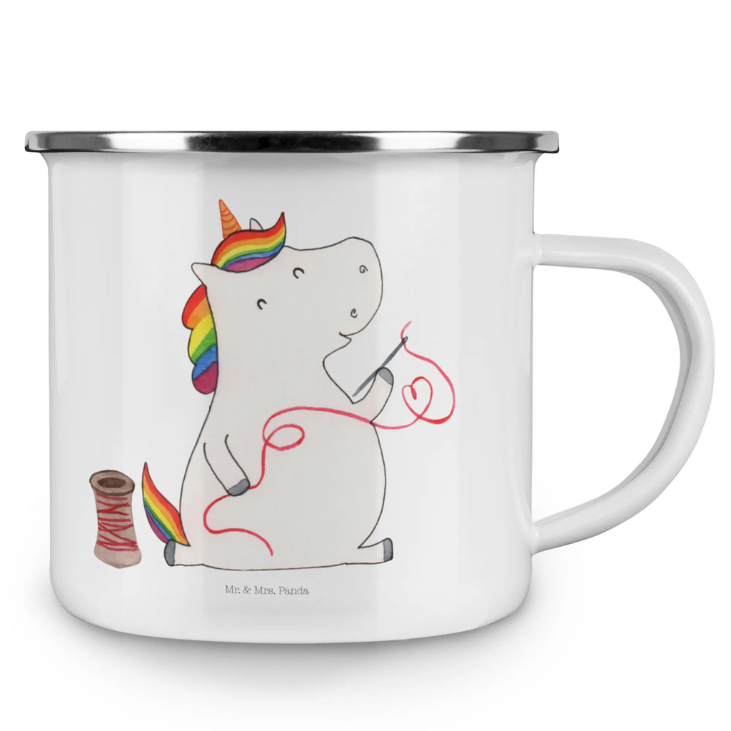 Enamel camping mug unicorn seamstress Pott, Tasse, Blechtasse, metallbecher, Emaille Tasse, Tasse Emaille, Emaille Becher, Reisebecher, Emailletasse, Kaffeetasse, Becher, blechbecher, emaillebecher, wandertasse, Teebecher, Teetasse, Metalltasse, Trinkbecher, Kaffeebecher, wanderbecher, Campingtasse, Campingbecher, becher emaille, reisetasse, Unicorn, Einhorn, Einhörner, Einhorn Deko, Nähzimmer, Nähen, Näherin, Mädchen, Häkeln, Stricken, Basteln, Freundin