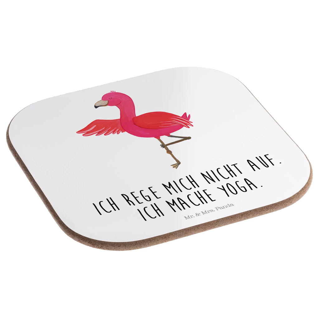Square coaster flamingo yoga Korkuntersetzer, Glasuntersetzer, Untersetzer, Tassen Untersetzer, Untersetzer Gläser, Bierdeckel, Getränkeuntersetzer, Untersetzer Design, Untersetzer aus Holz, Holzuntersetzer, Untersetzer Holz, Untersetzer für Gläser, Flamingo, Namaste, Vogel, Aufregen, Tiefenentspannung, Achtsamkeit, Entspannung, Ärger, Yoga, Yoga-Übung