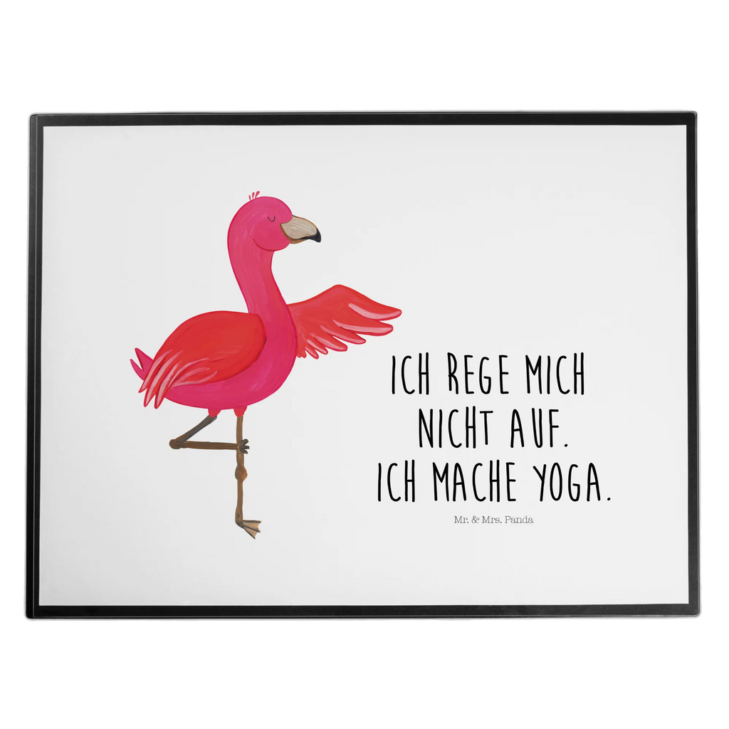 Podkładka na biurko Flamingo joga Bürobedarf, Schreibunterlage, Schreibtischauflage, Schreibtischunterlage Groß, Schreibtisch Unterlagen, Schreibwaren, Büroartikel, Flamingo, Yoga, Vogel, Tiefenentspannung, Achtsamkeit, Namaste, Aufregen, Ärger, Entspannung, Yoga-Übung