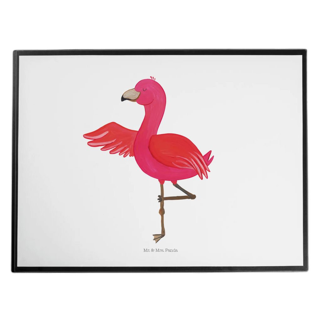 Podkładka na biurko Flamingo joga Bürobedarf, Schreibunterlage, Schreibtischauflage, Schreibtischunterlage Groß, Schreibtisch Unterlagen, Schreibwaren, Büroartikel, Flamingo, Yoga, Vogel, Tiefenentspannung, Achtsamkeit, Namaste, Aufregen, Ärger, Entspannung, Yoga-Übung