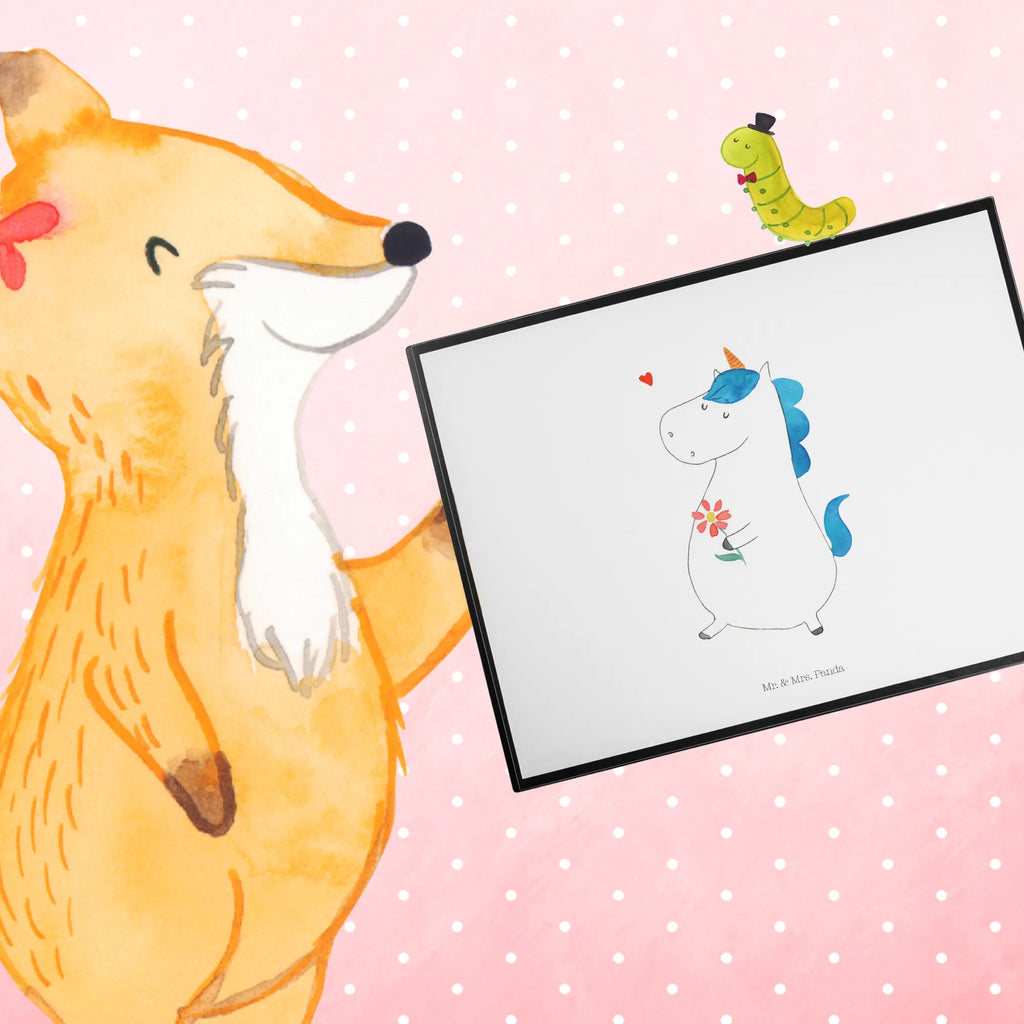 Podkładka na biurko Jednorożec spacer Jednorożec, jednorożce, dekoracje jednorożca, jednorożec