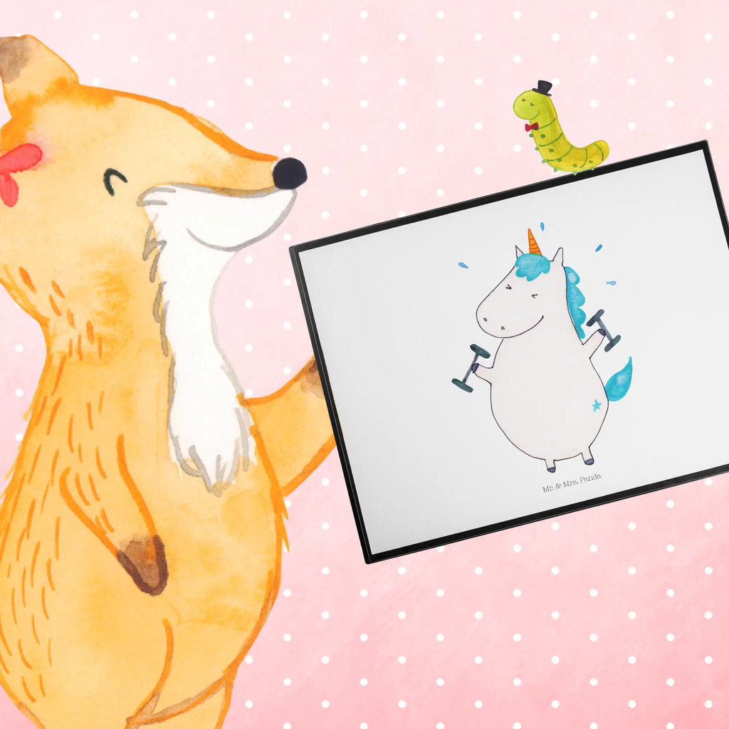 Schreibtischunterlage Einhorn Fitness Matte, Schreibtischauflage, Schreibwaren, Schreibtischunterlage Groß, Schreibtisch Matte, Bürobedarf, Schreibunterlage, Schreibtisch Unterlagen, Unterlage, Auflage, Büroartikel, Unicorn, Einhorn, Einhörner, Einhorn Deko, Sport, Geräte, Pumpen, Fitness, Fitnessstudio, Abnehmen, Gym, Sixpack, Diät