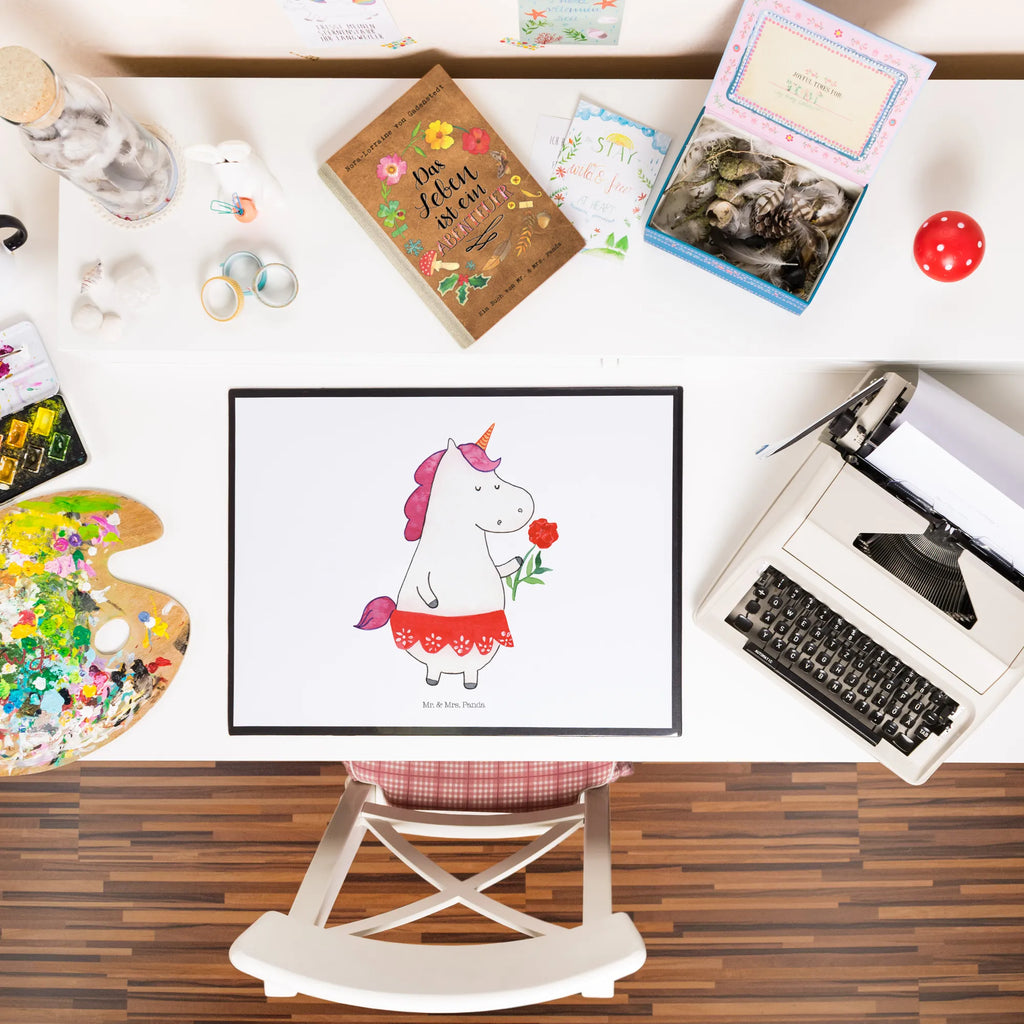 Podkładka na biurko jednorożec dama Schreibunterlage, Büroartikel, Schreibtischauflage, Schreibwaren, Bürobedarf, Schreibtisch Unterlagen, Schreibtischunterlage Groß, Einhorn, Einhörner, Einhorn Deko, Unicorn, feine Dame, Bachelor, Bachelorette, Trennung, Lady, Dame, Frau, Freundin, Abfuhr, Schluss machen