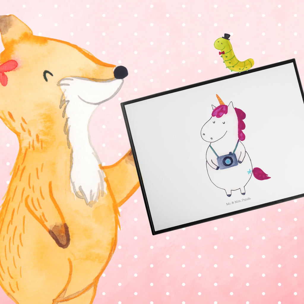 Desk pad unicorn photographer desk, underlay, Desk pad, girl, office, children, unicorn, unicorns, Camera, Tourist, Traveling, Unicorn, Photography, Photographer, Photographer gift, Holiday, Traveler gift