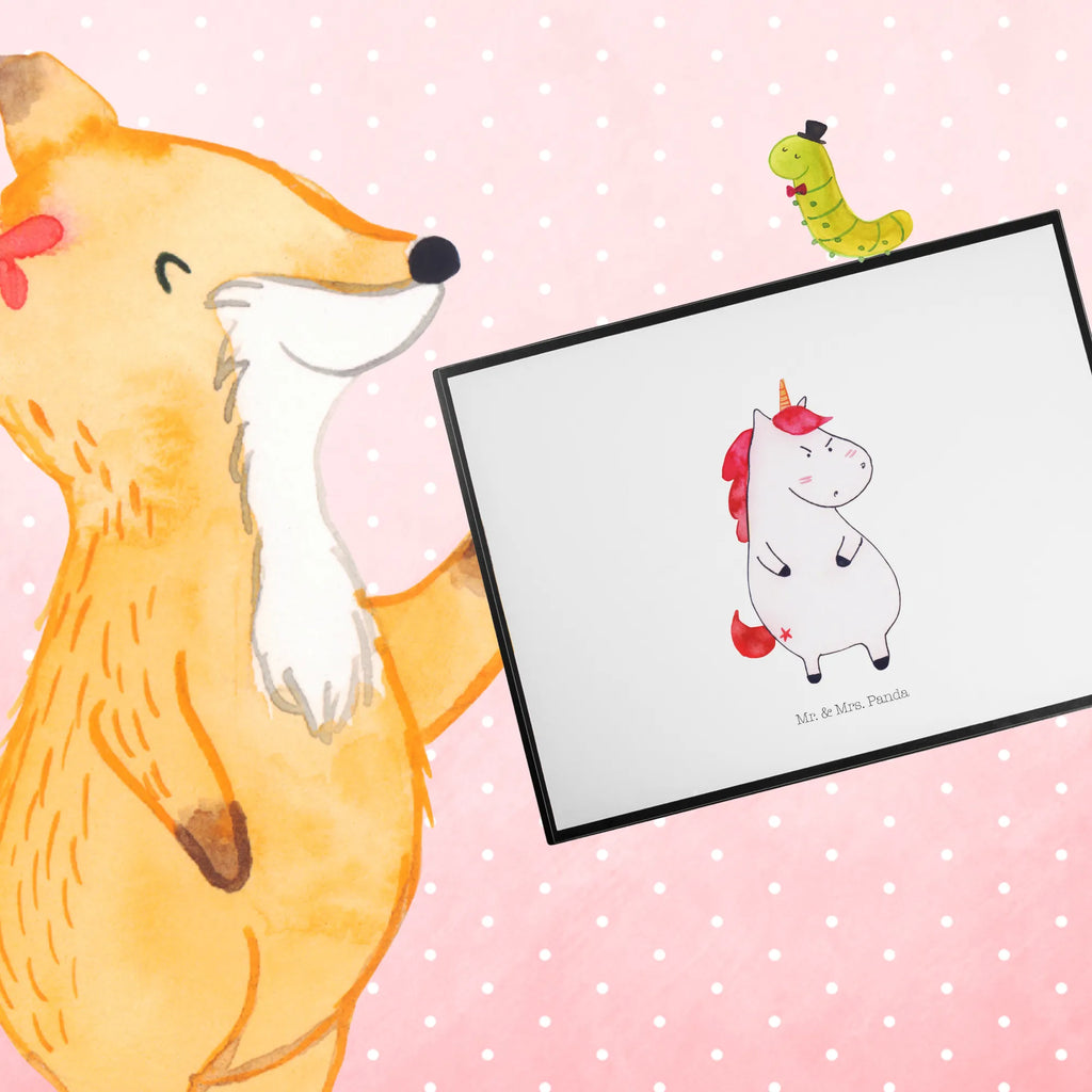 Podkładka na biurko Jednorożec gniew Bürobedarf, Schreibtischunterlage Groß, Schreibwaren, Büroartikel, Schreibtischauflage, Schreibtisch Unterlagen, Schreibunterlage, Einhorn, Einhörner, Einhorn Deko, Unicorn, Arbeit, dumme Fragen, nein, Geschenk, Büro, Spaß, Realität, lustlos, wütend, Ansage, lustig