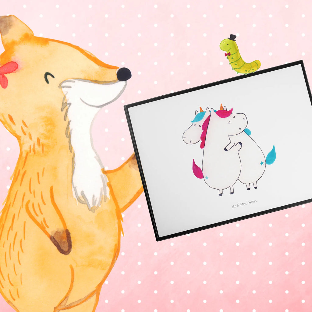 Schreibtischunterlage Einhörner Umarmen Schreibtisch Unterlagen, Schreibtischunterlage Groß, Schreibunterlage, Schreibwaren, Büroartikel, Schreibtischauflage, Bürobedarf, Einhorn, Einhörner, Einhorn Deko, Unicorn, BFF, Schwester, Liebe, Freundinnen, Sister, Geschwister, Familie, Schwestern, Freundin