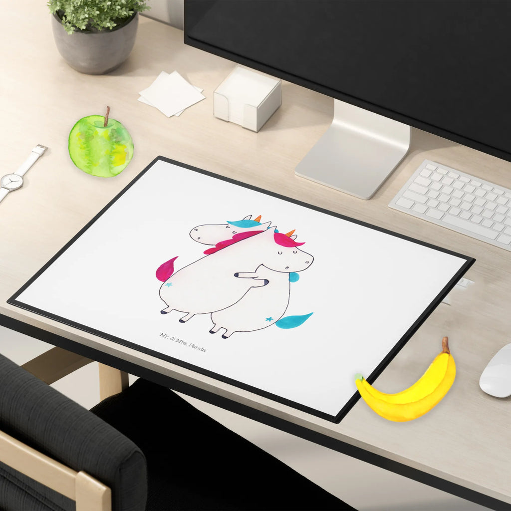 Schreibtischunterlage Einhörner Umarmen Schreibtisch Unterlagen, Schreibtischunterlage Groß, Schreibunterlage, Schreibwaren, Büroartikel, Schreibtischauflage, Bürobedarf, Einhorn, Einhörner, Einhorn Deko, Unicorn, BFF, Schwester, Liebe, Freundinnen, Sister, Geschwister, Familie, Schwestern, Freundin